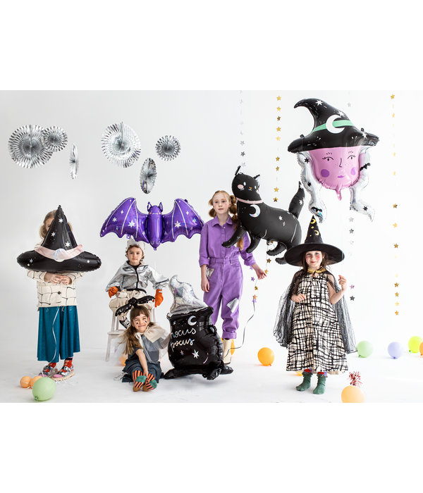 Folieballon Vleermuis Paars (96 x 44 cm)