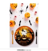 Halloween Borden Volle Maan (6st)