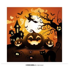 Halloween Servetten Volle Maan (12st)