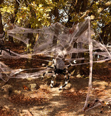 Spinnenweb 100 gram met 6 spinnen