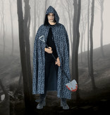 Cape Met Capuchon Skull Volwassenen