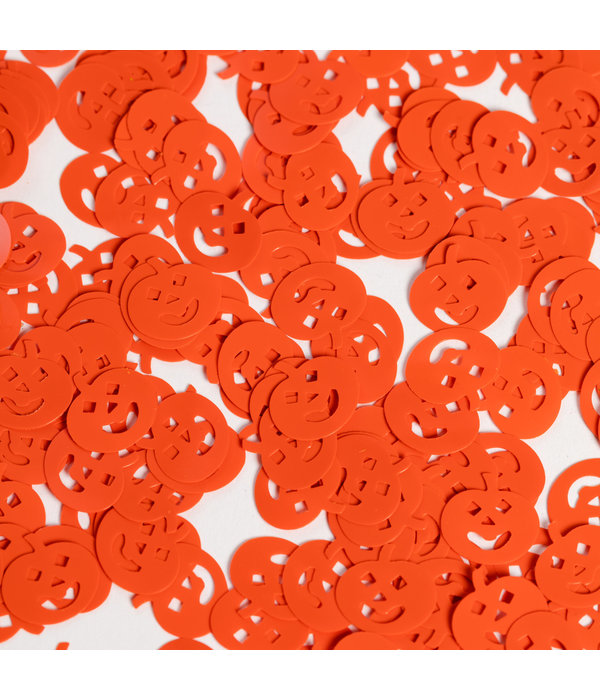 Tafelconfetti Oranje pompoenen (14gr)