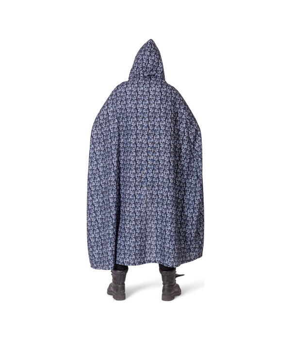 Cape Met Capuchon Skull Volwassenen