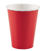 Rode bekers karton 250ml (8st)