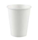 Witte bekers karton 250ml (8st)