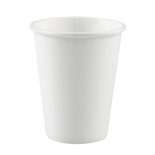 Witte bekers karton 250ml (8st)