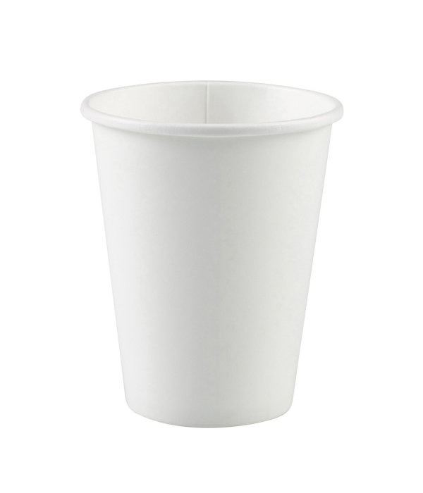 Witte bekers karton 250ml (8st)