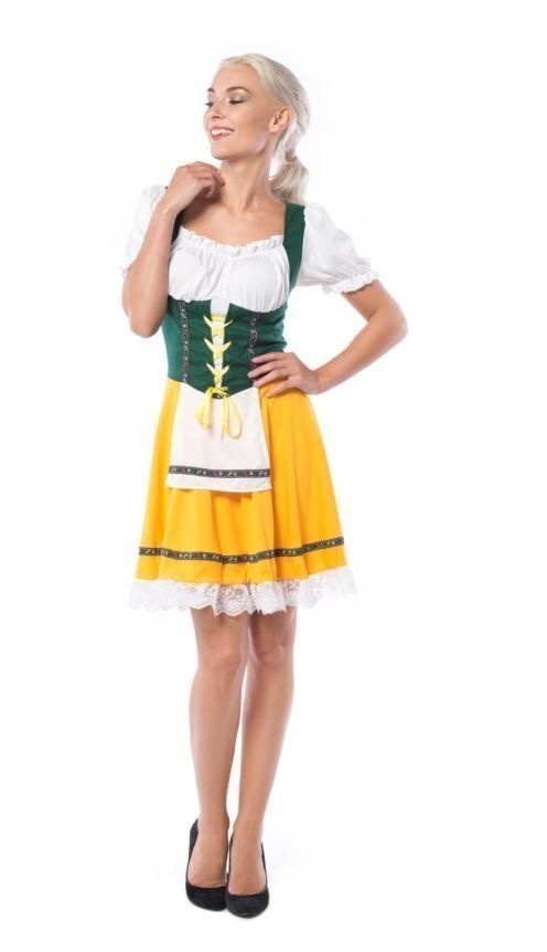 Dirndl Jurk Hendrika Geel