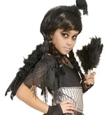 Vleugels met zwarte veren (33x34cm)