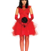 Kever Bruid Halloween Kostuum Rood