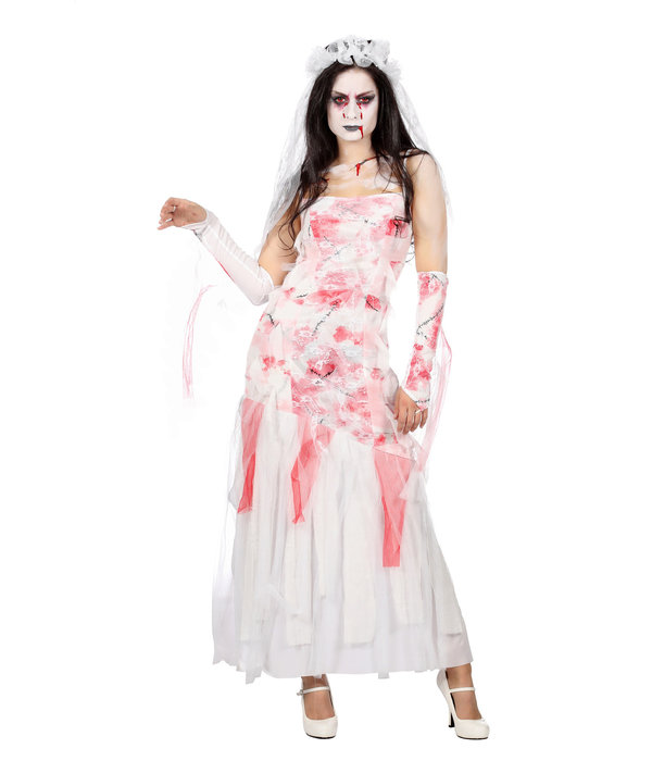 Halloween bruidskostuum dames
