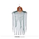 Clown Hanger Halloween met Oranje haar 120cm