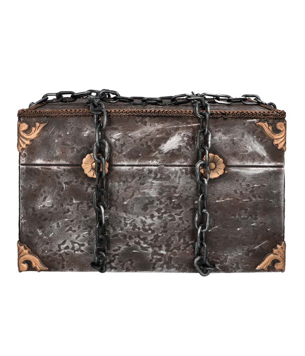 Piratenkist Halloween Doodskop (geluid/beweging/licht)