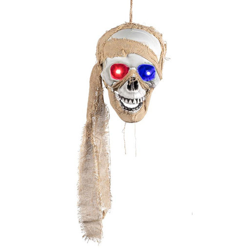 Decoratie Screwy skull (53 cm)