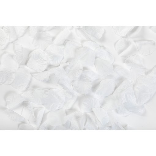 Luxe witte rozenblaadjes