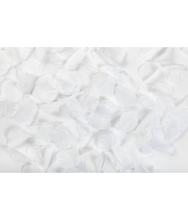 Luxe witte rozenblaadjes