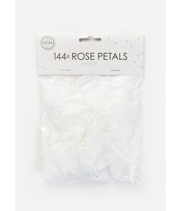 Luxe witte rozenblaadjes