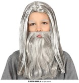 Grijze Pruik En Baard Kinderen