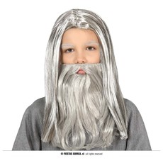 Grijze Pruik En Baard Kinderen