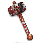 Opblaasbare Hamer Killer Clown (90cm)