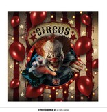 Servetten Halloween Circus Horror Clown (12st)
