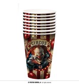 Party Bekers Halloween Circus Horror Clown (6st)