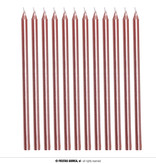 Kaarsjes Rose Goud (12st)