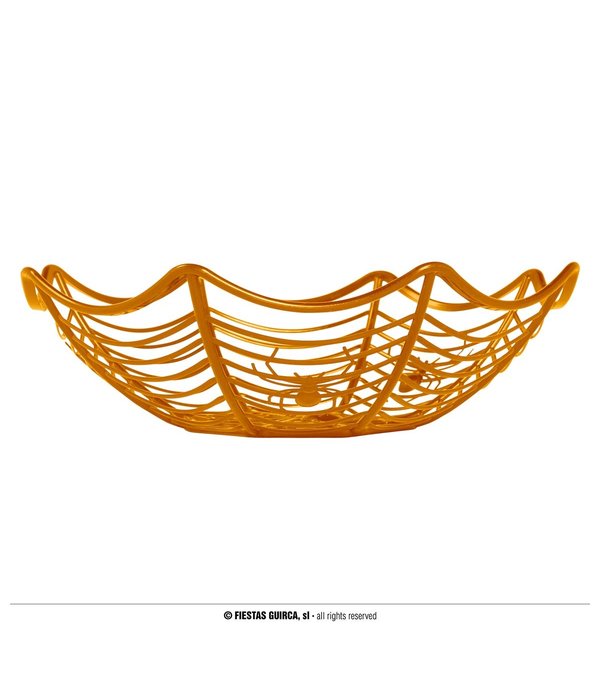 Spinnenweb Bakje Halloween Oranje