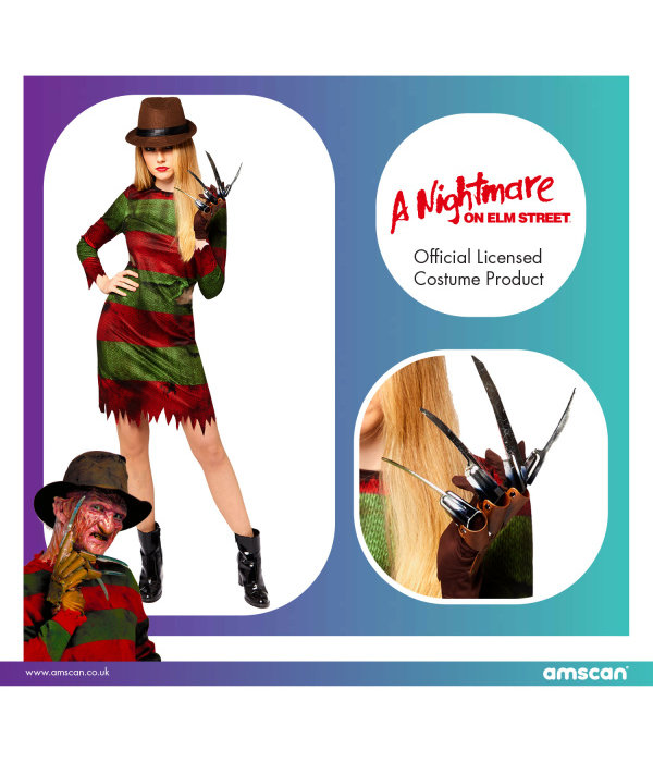 Halloween Kostuum Freddy Krueger Dames Officieel