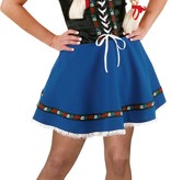 Sexy Dirndl Klara Blauw/Zwart