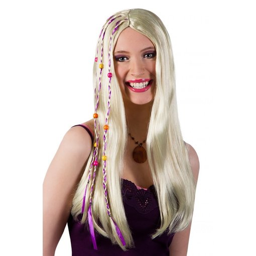 Pruik happy girl blond