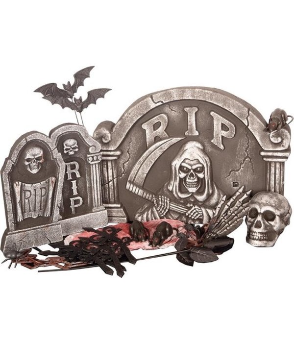 Grafsteen Decoratie Set LED 24-Delig