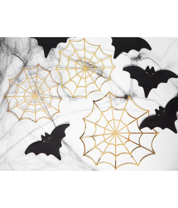 Servetten Halloween Vleermuis Zwart (20st)