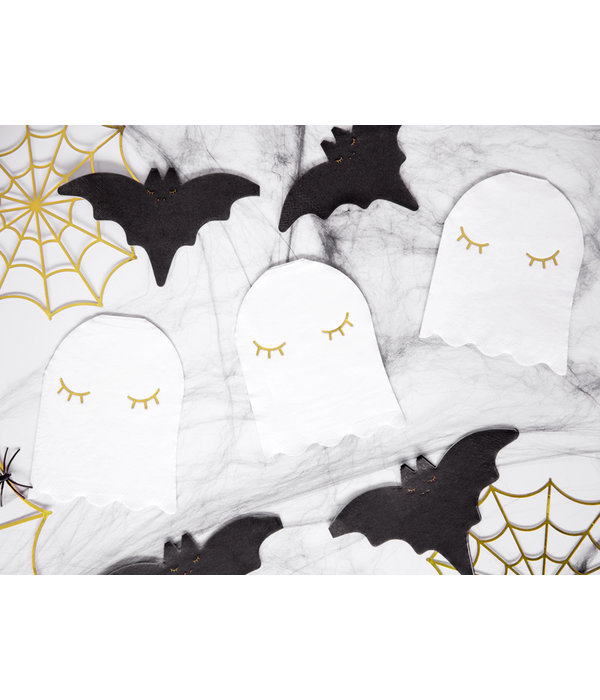 Servetten Halloween Vleermuis Zwart (20st)