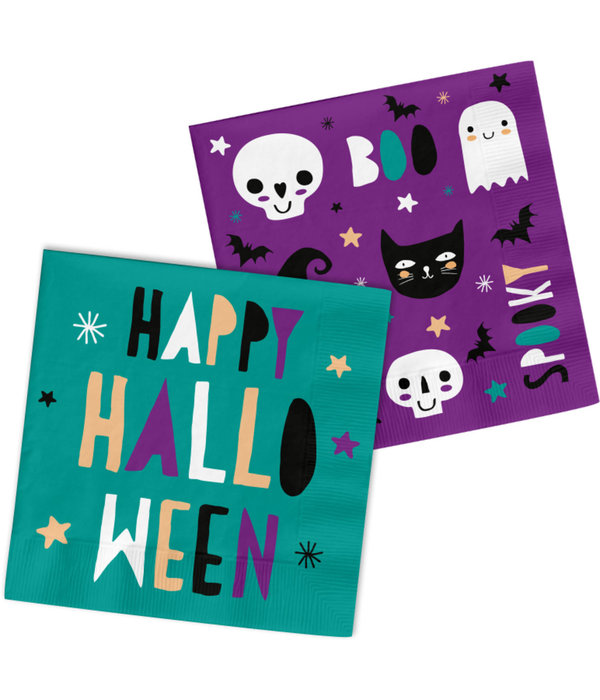 Servetten Happy Halloween (20st)