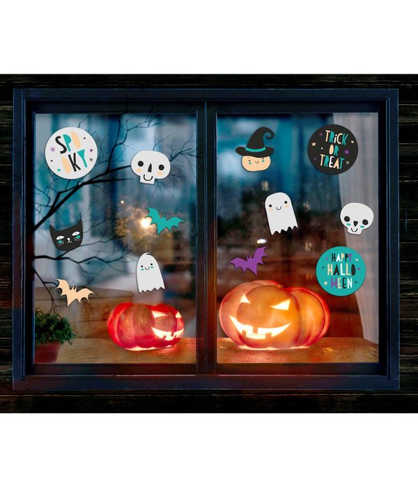 Raamstickers Happy Halloween (12st)