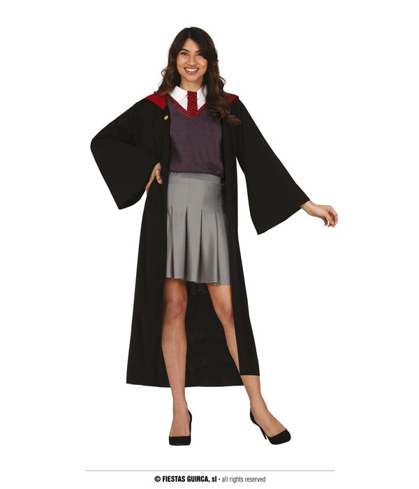 Student Rode Tovenaar Hermelien Kostuum