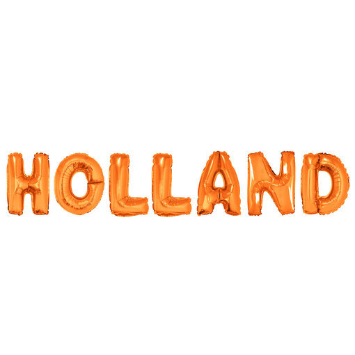 Folieballon Letter Set Holland Oranje