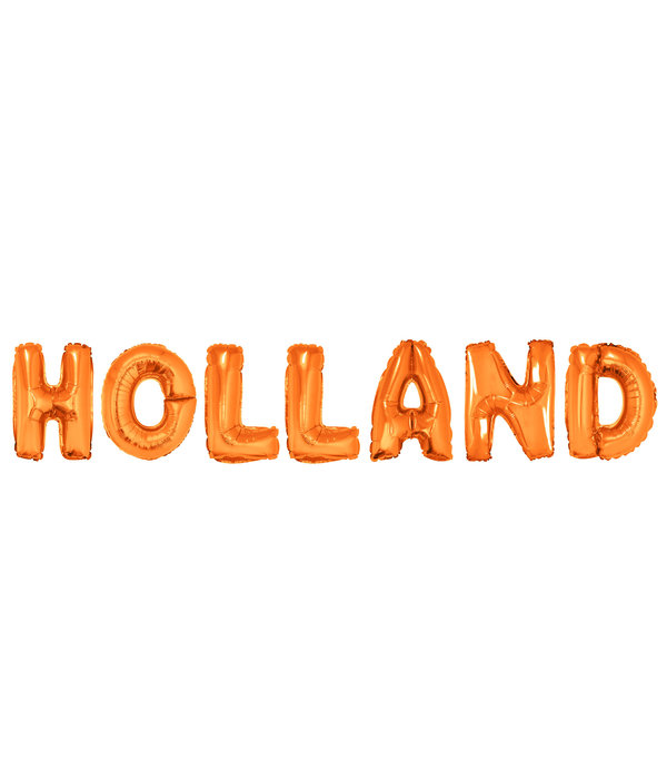 Folieballon Letter Set Holland Oranje