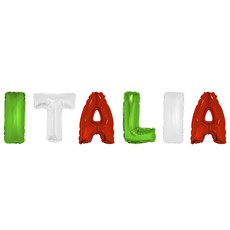 Folieballon Letter Set Italia