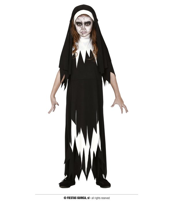 Griezelig Non Kostuum Kind