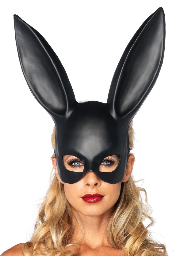 Masquerade Zwart Masker Konijn afbeelding