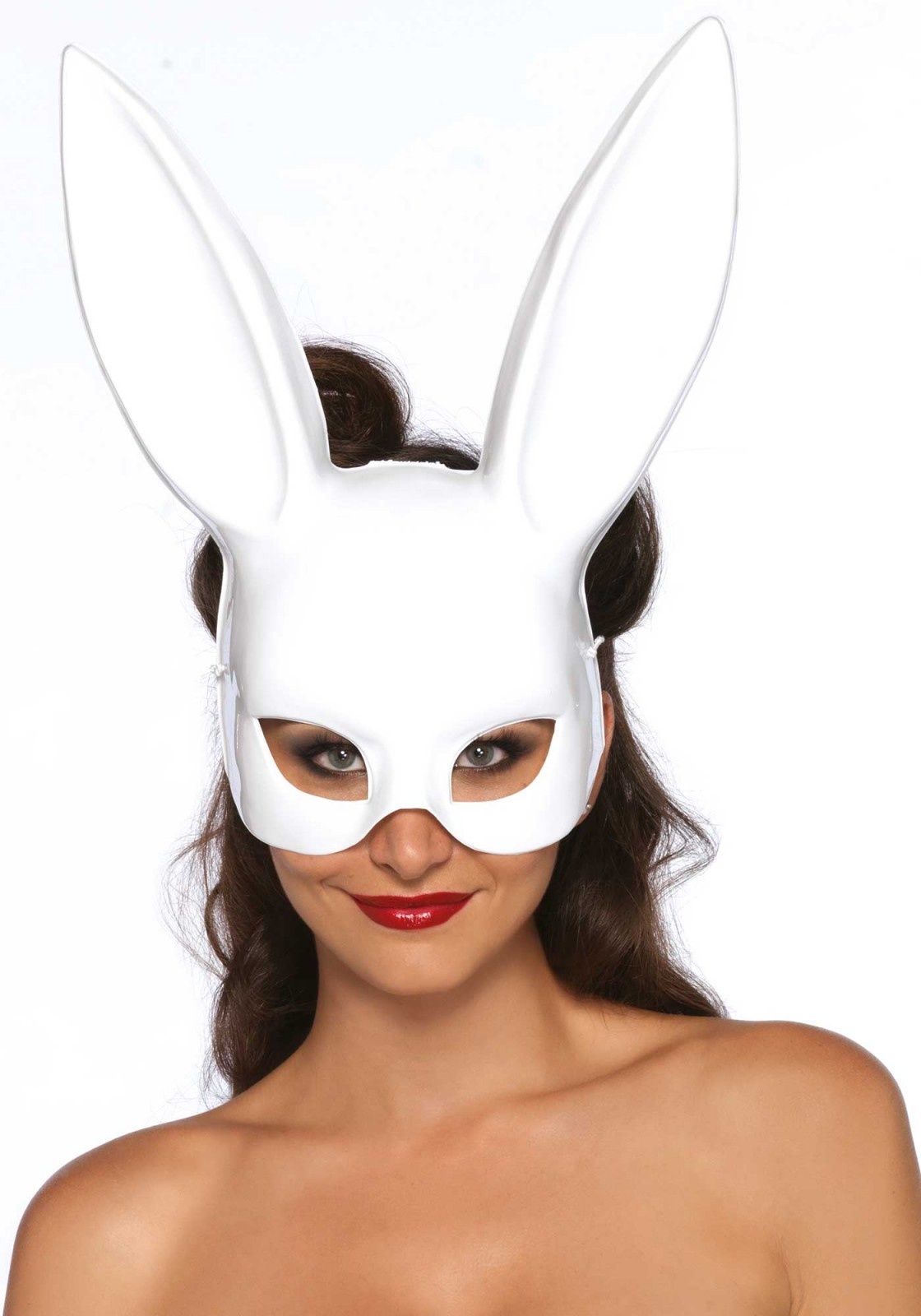 Masquerade Wit Masker Konijn afbeelding