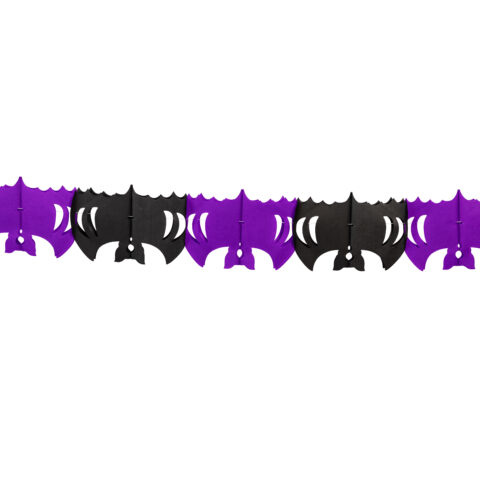 Vleermuizenslinger paars/zwart (6m)
