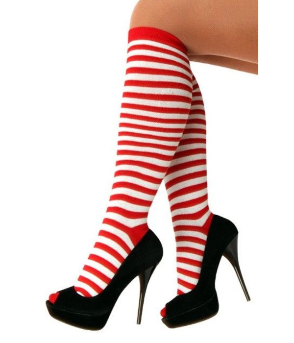 Doruskousen rood/wit