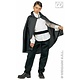 Zwarte cape kind 90cm
