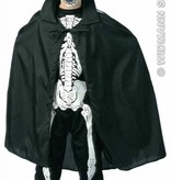 Zwarte cape kind 90cm