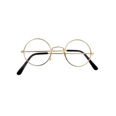 Ronde bril met glazen goud