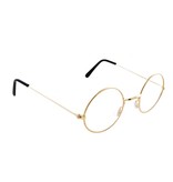 Ronde bril met glazen goud