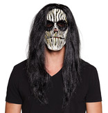 Halloween Voodoo Masker Met Haar